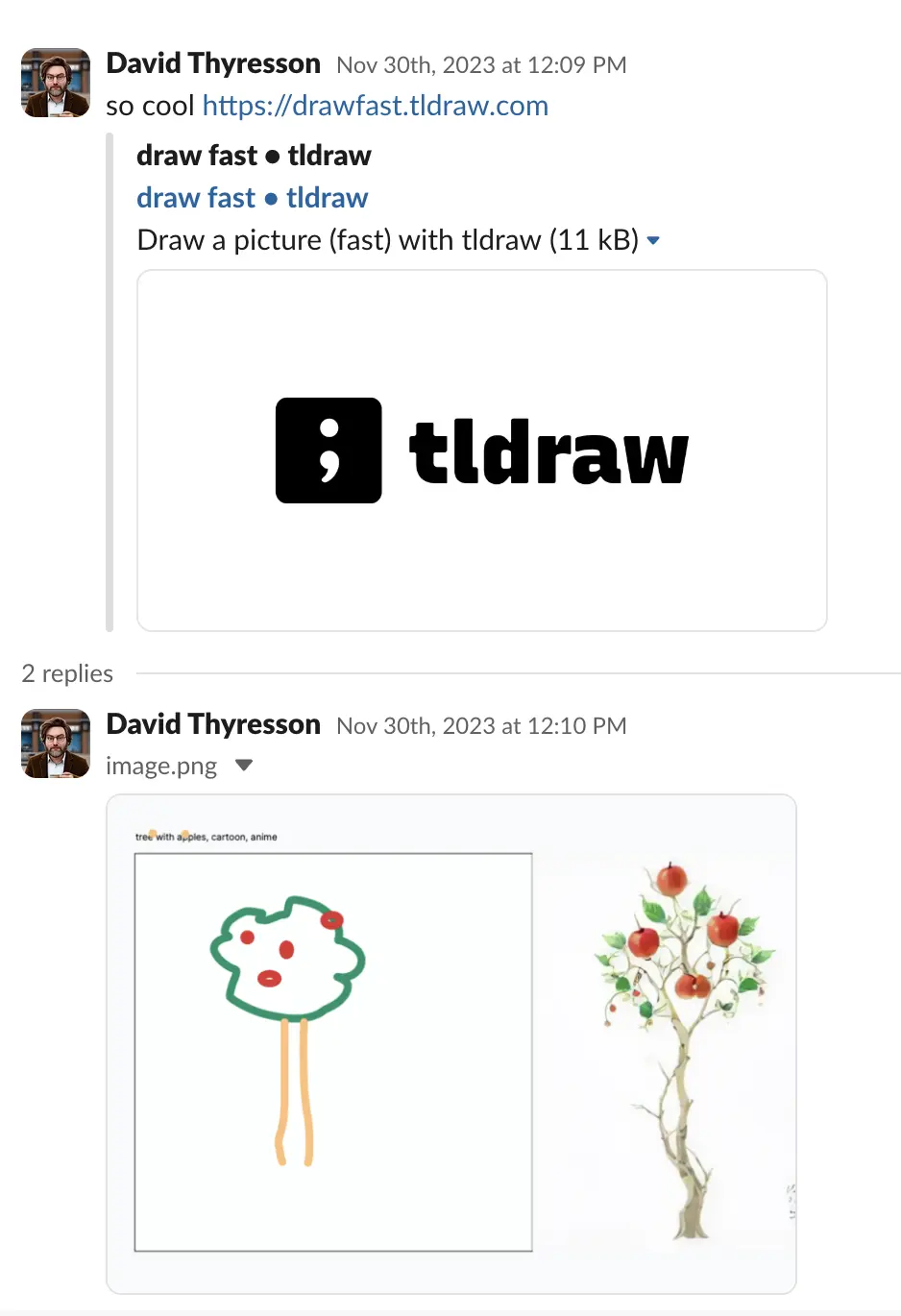 so cool. tldraw draw fast and fal.