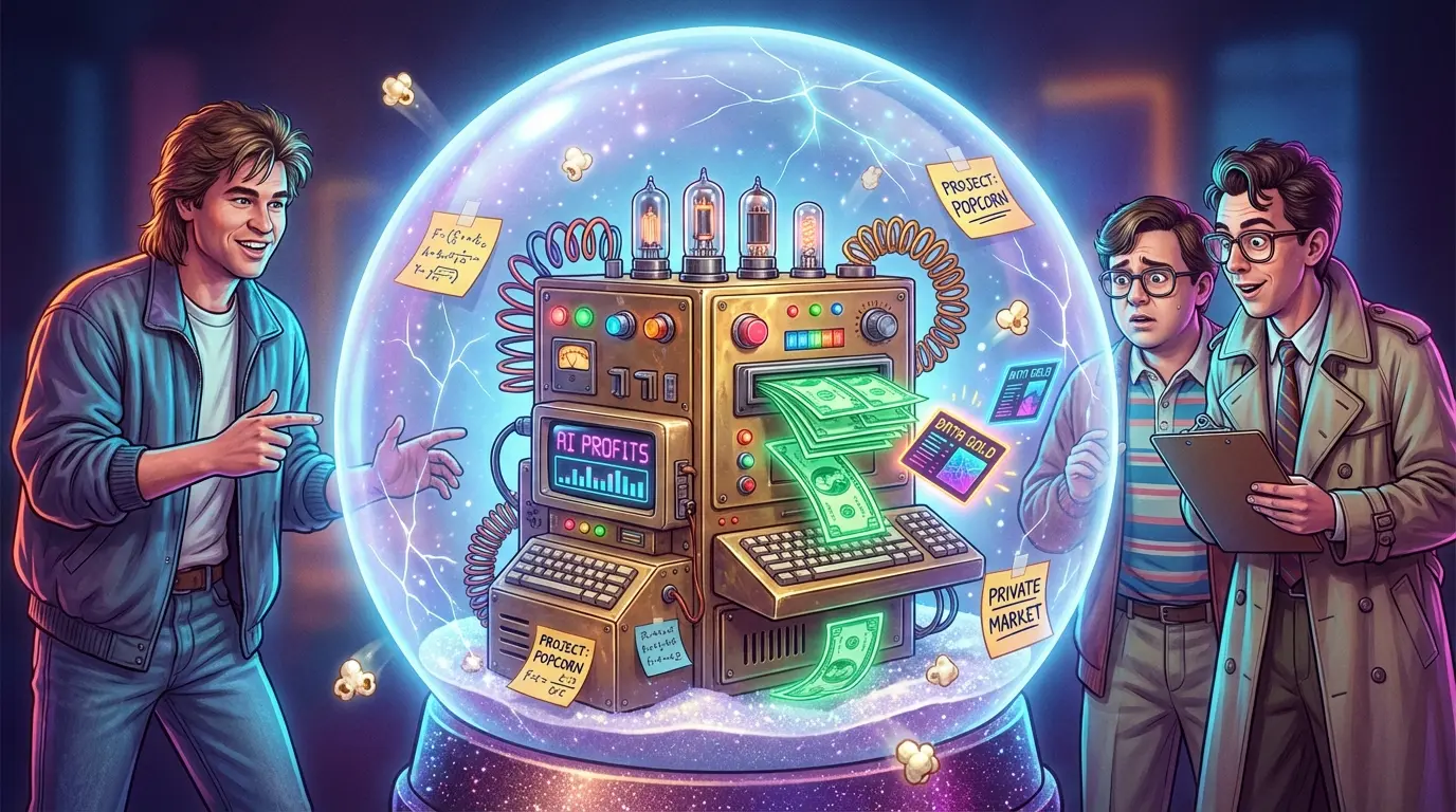 Private Market Snow Globe